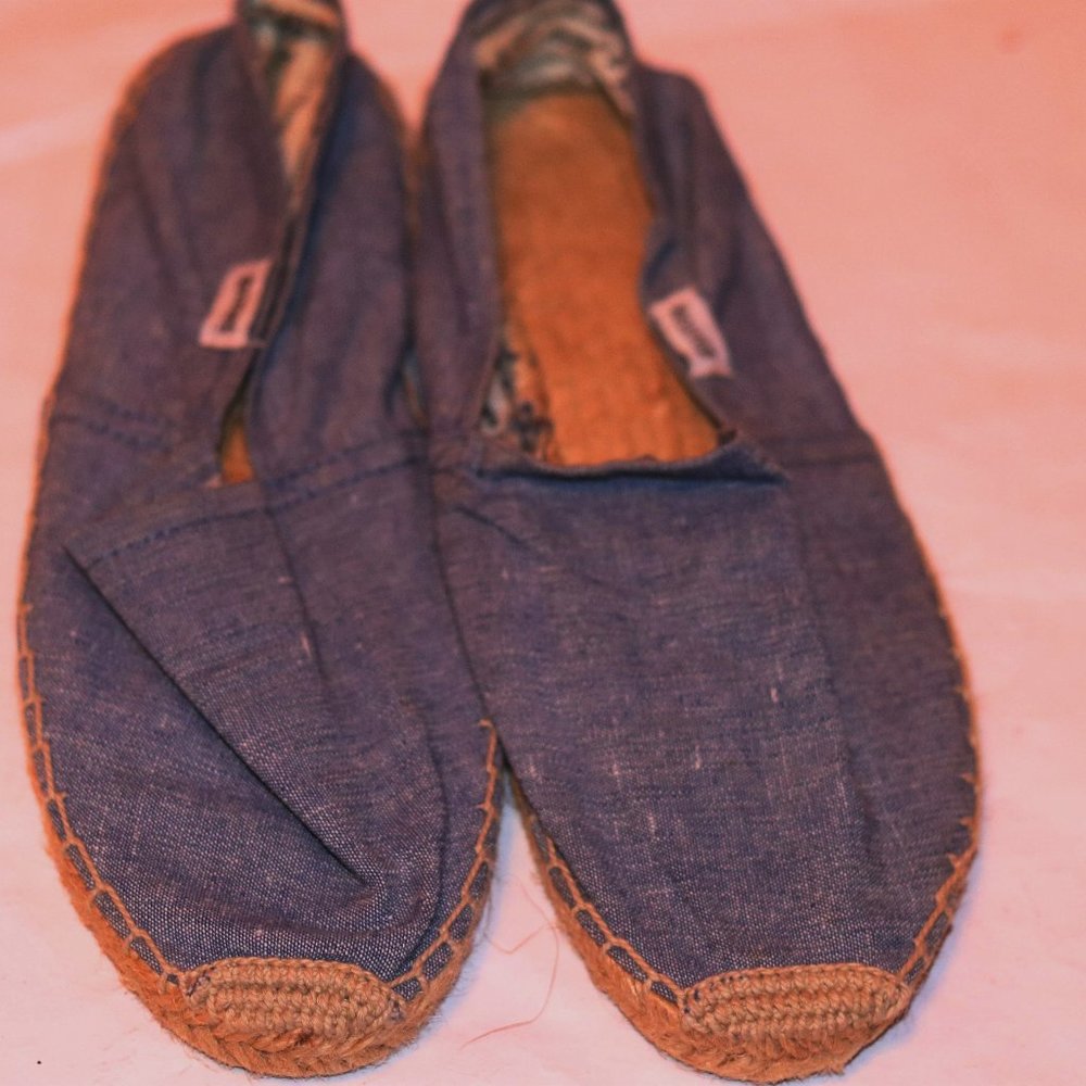 SOLUDOS CHAMBRAY ESPADRILLE SHOE SIZE 41